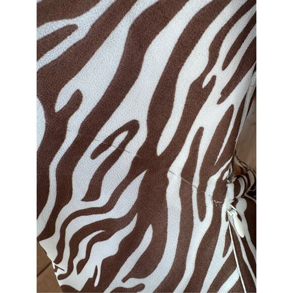 NWT 12th Tribe Animal Print Long Sleeve Mini Dress *Small Flaw* - Picture 9 of 9